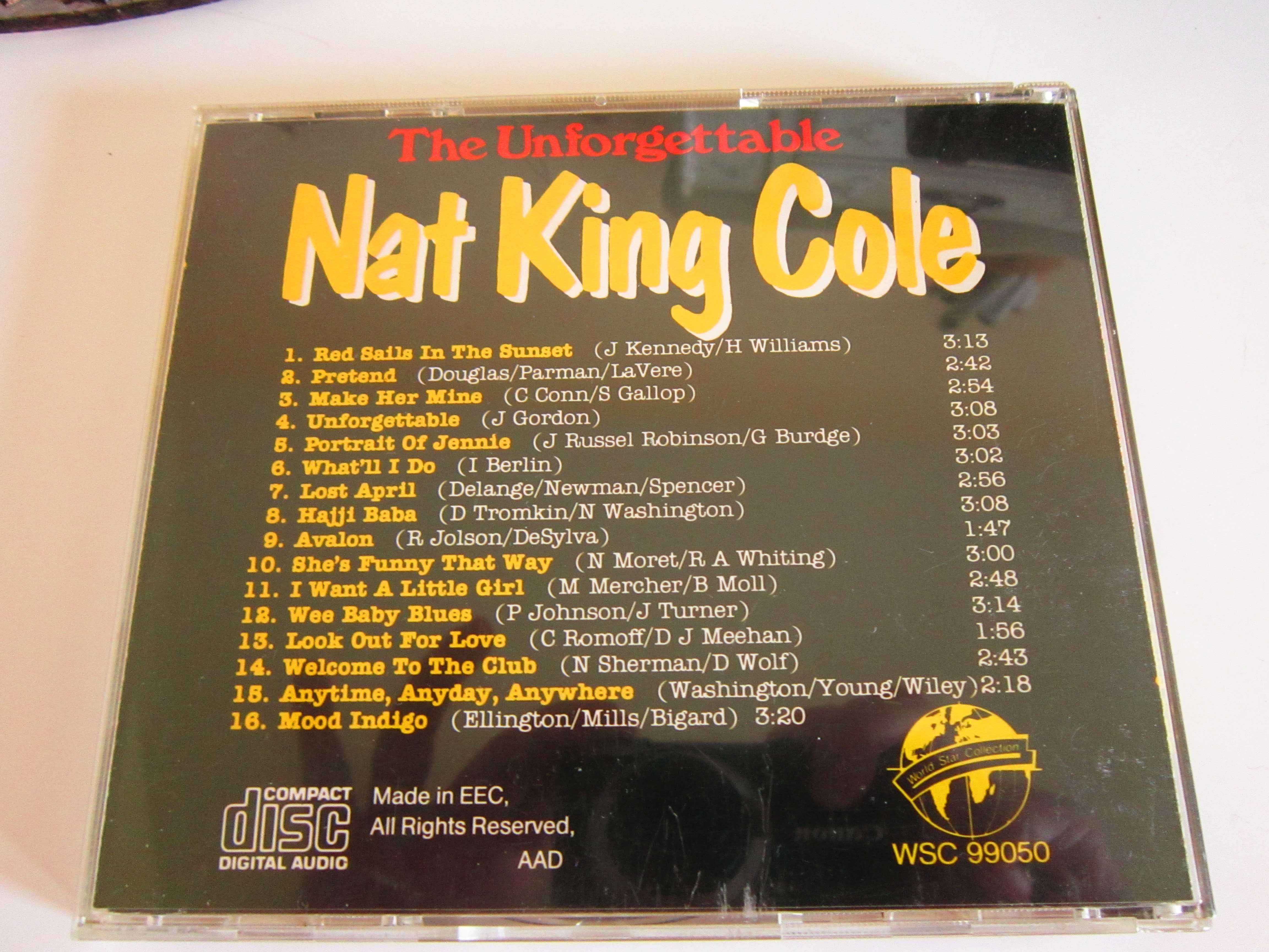 cd Nat King Cole ‎The Unforgettable-Swing,Easy Listening Jazz,Germania