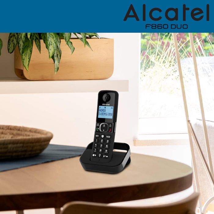 Telefon wireless Alcatel F860 Duo/ set 2 bucati /Blocare apeluri