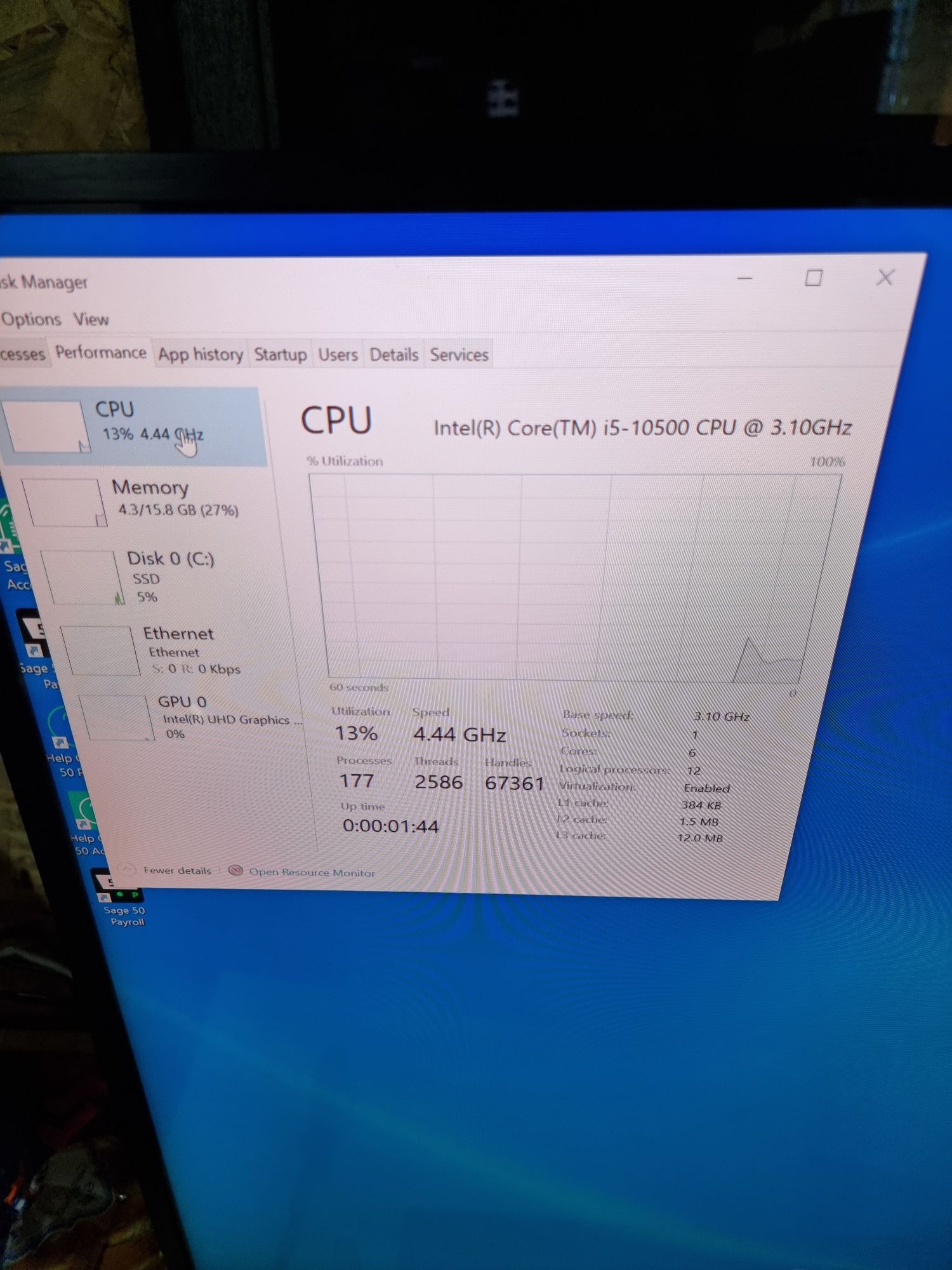 Sistem SFF dell optiplex 3080 i5 gen 10, 16gb , ssd, etc.
