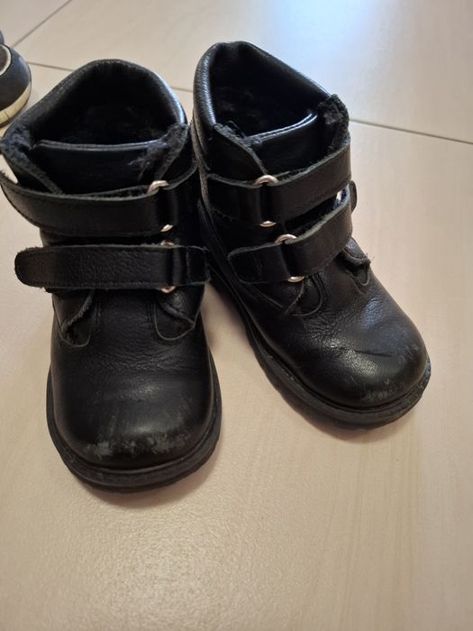 Oferta AZI! CIZMULITE piele copii + imblanite cu lână - nr 23