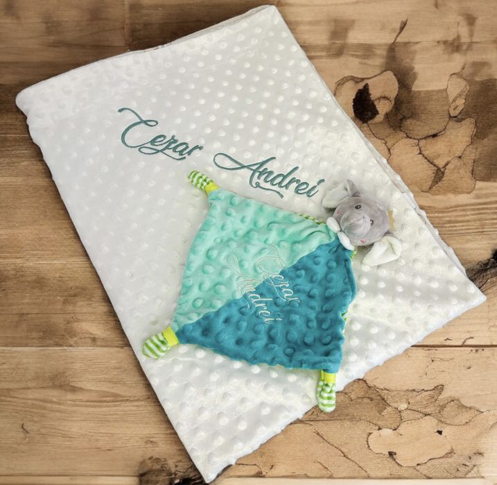 Halate,prosoape si paturici personalizate