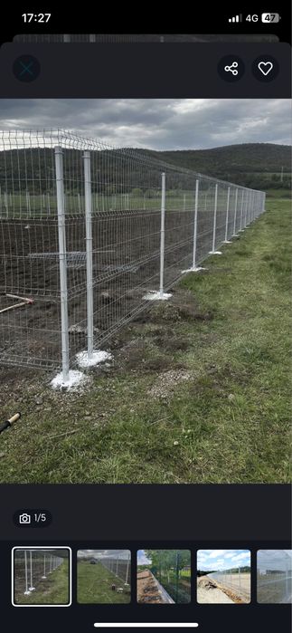 Vand garduri din plasa bordurata