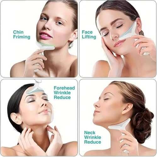 Нов Портативен масажор за лице шия двойна брадичка здраве красота жени