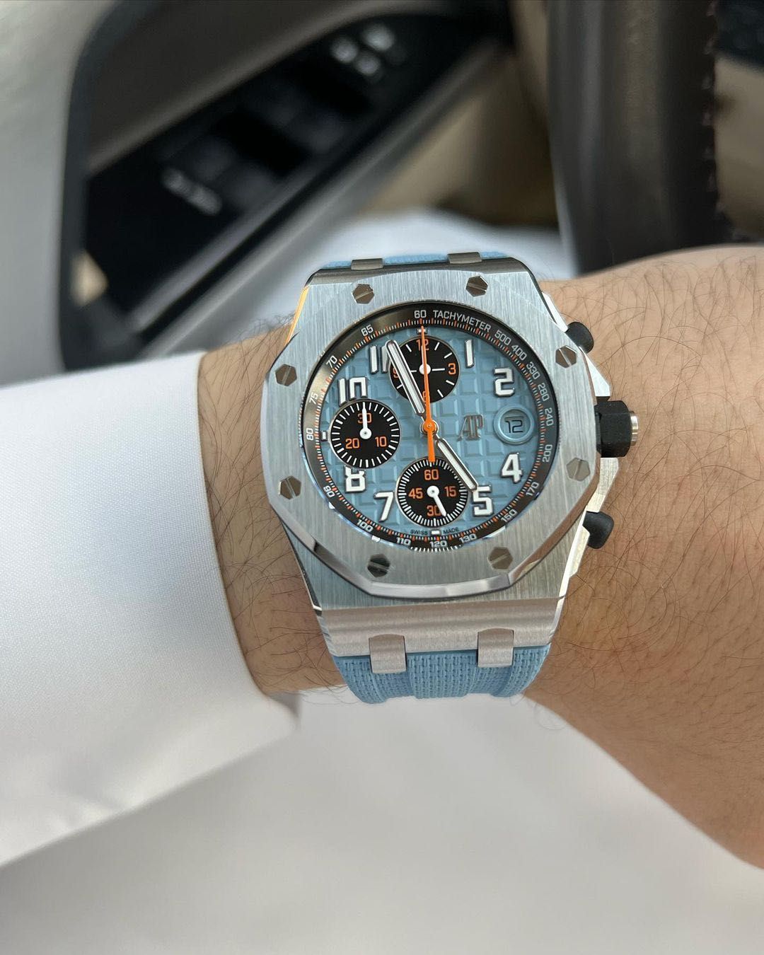 Audemars Piguet offshore SIlver Blue