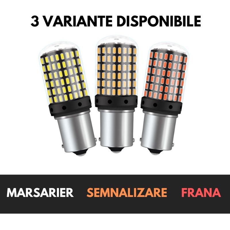 Bec Becuri LED CANBUS P21W PY21W fara eroare / SEMNAL Marsalier, Frana