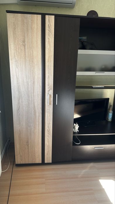 Секция за спалня и легло (приста) с матрак 120/200