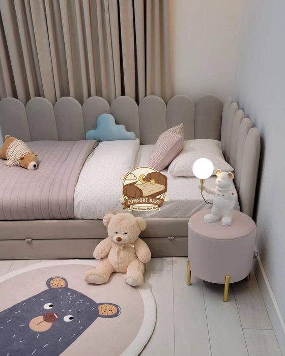 Деткая мягкая кровать