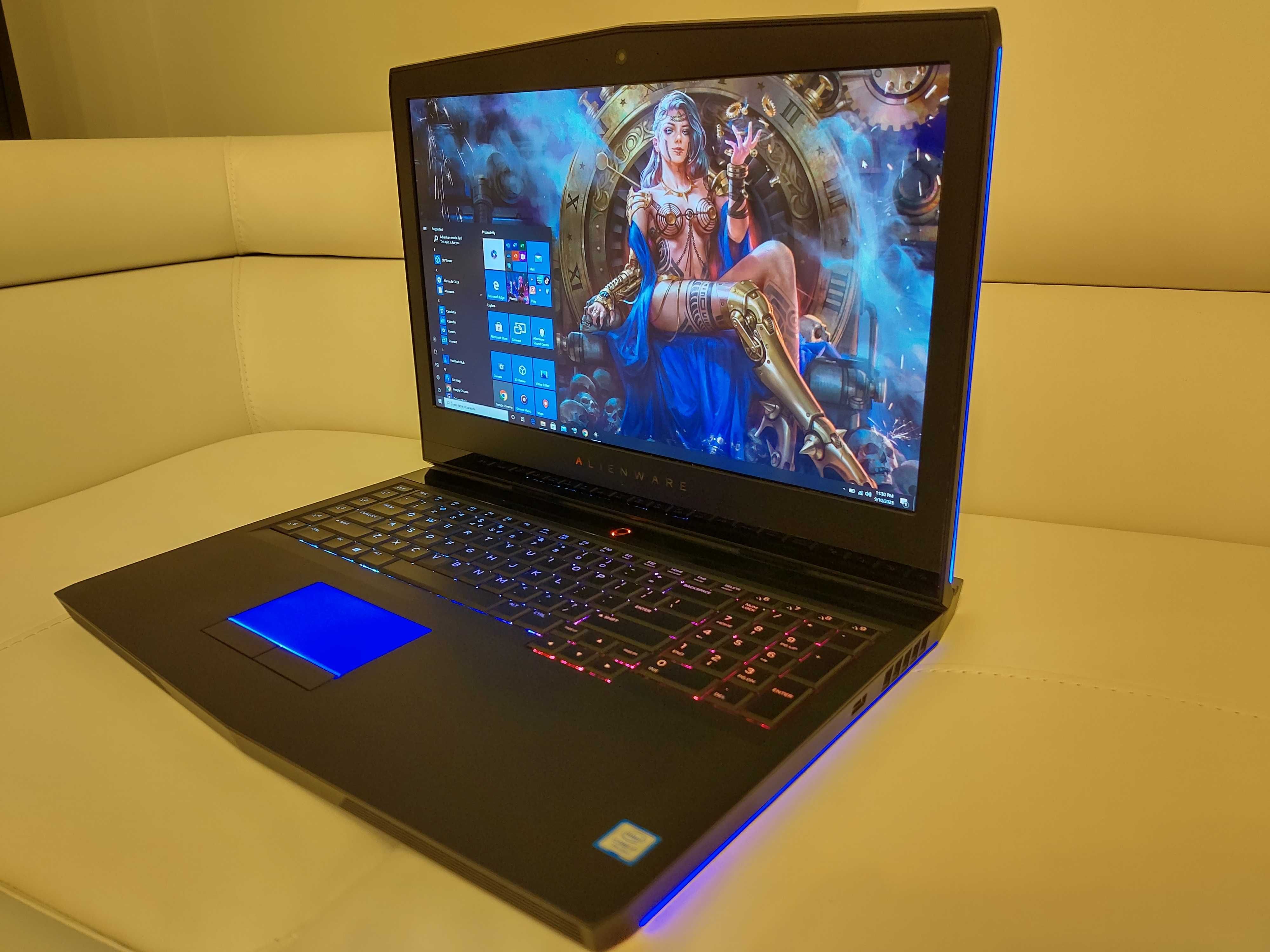 Laptop Alienware 17,3" ,intel core i7, ram 32 gb, video 8 gb GTX 1080