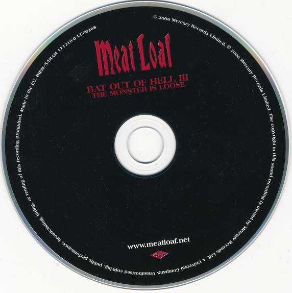 CD Meat Loaf - Bat Out of Hell III - The Monster Is Loose (2006)