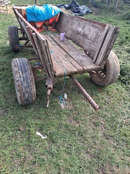 vnd căruț  bună unic greu poate făcut cu oștie pentru doi cai