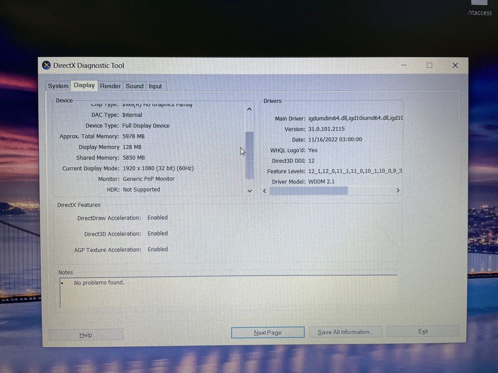 Asus i3gen 6, 12GB ddr4, 2GB nVidia