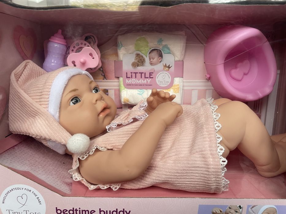 Реалистична кукла -бебе с аксесоари Little Mommy