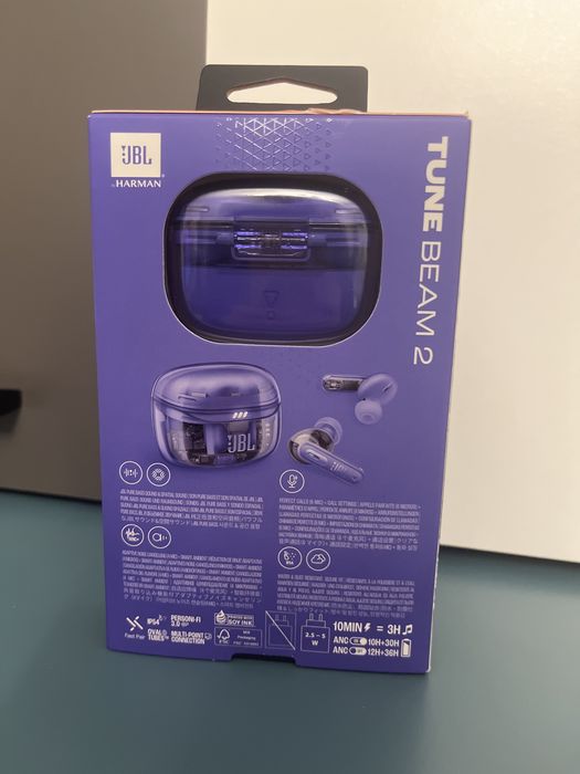 Casti JBL Tune Beam 2(culoare:mov)