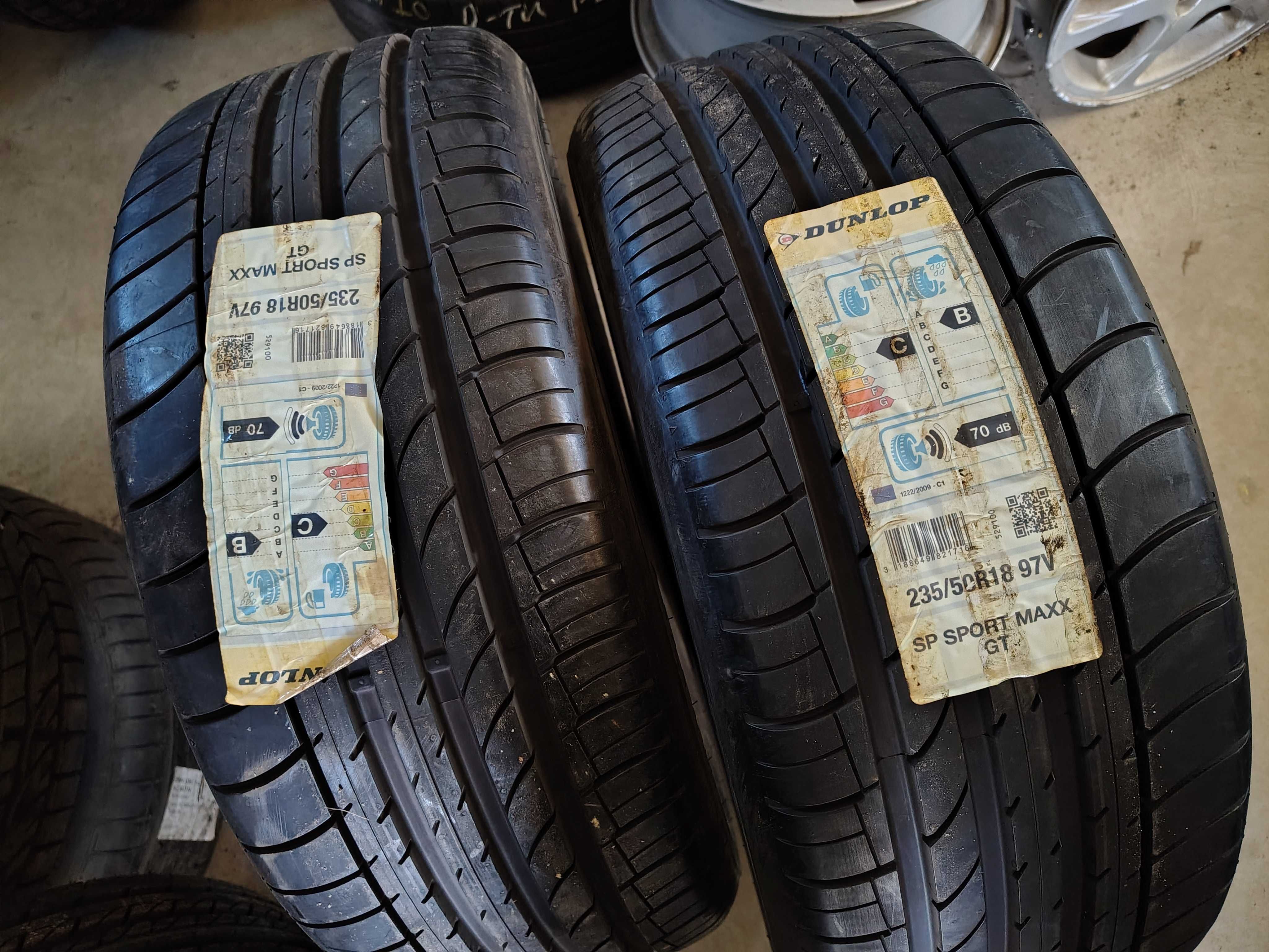 2бр.НОВИ летни гуми DUNLOP 235 50 18 DOT14 цена за брой