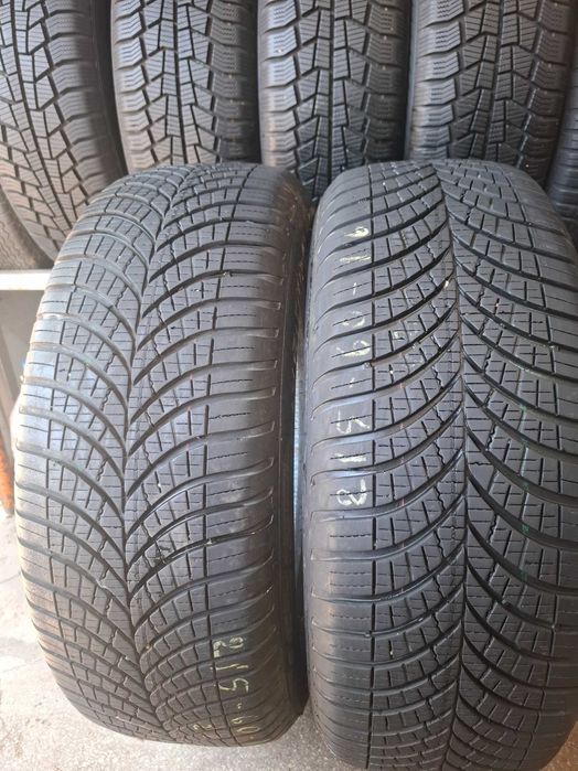 2 Всесезонни гуми Goodyear 215/60/16 ДОТ22 (безплатно поставяне)