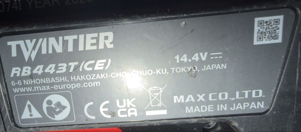 Mașină de legat fier beton MAX RB443T / 04/2025 an / 2 bucati