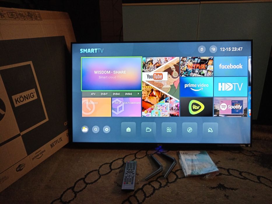 Смарт-43 новый продаю телевизор