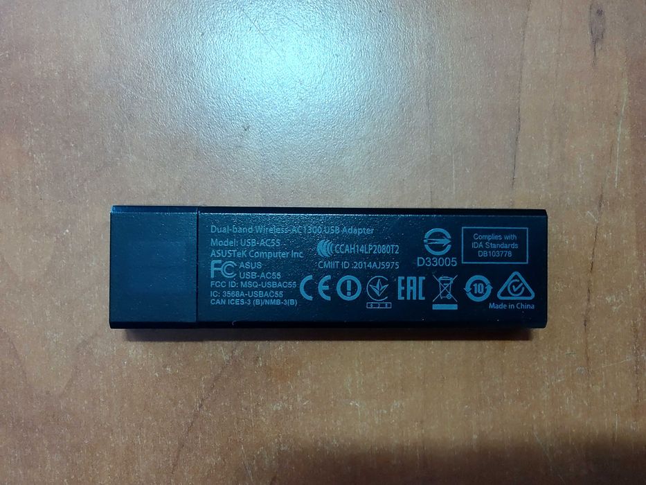 Adaptor Wireless ASUS USB-AC55 AC 1300 400 867 Mbps Dual-Band USB 3.0