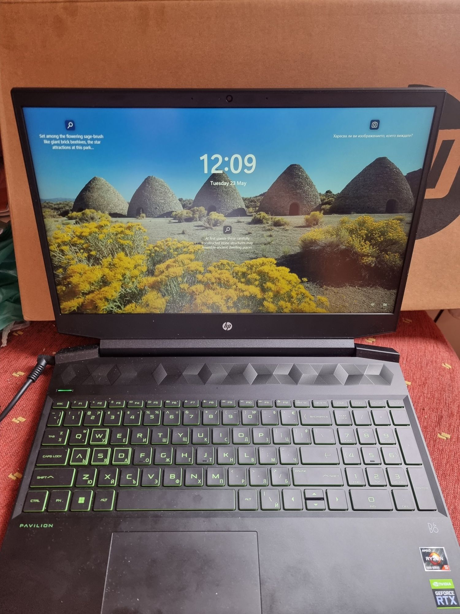 Геймърски лаптоп HP 15-EC2024NU 600T9EA