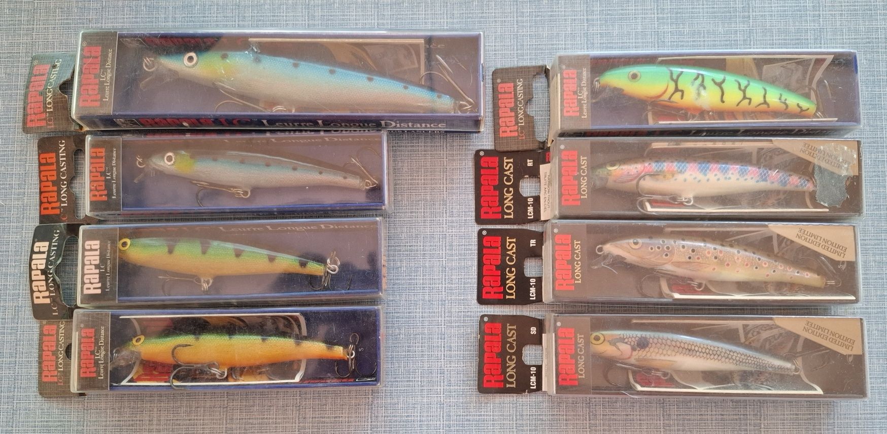 Воблери Rapala-TD9,RR8,SRRS7,LCM