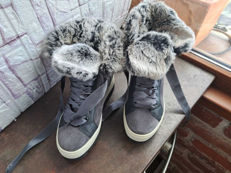 дамски ботуши,зимни обувки,боти на платформа,Högl номер37