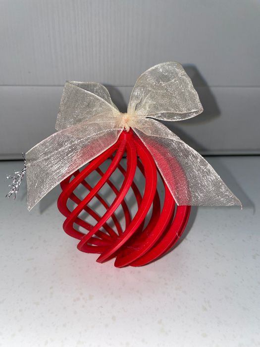 Коледни топки - Spiral, коледна украса