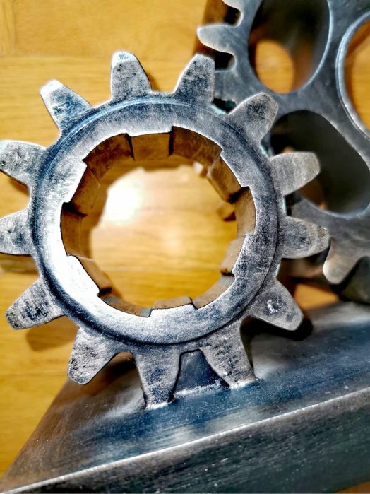 Фигура зъбни колела индустриален плакет NEXT английски марков зъбчатки