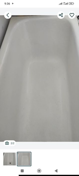 Продается ванна чугунная