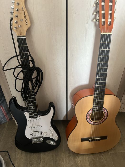 Гитара электро и акустическая