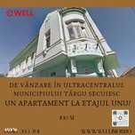 De vânzare apartament în ultracentralul municipiului Târgu Secuiesc!