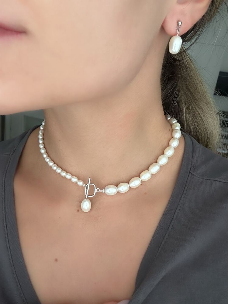 Set colier si cercei handmade