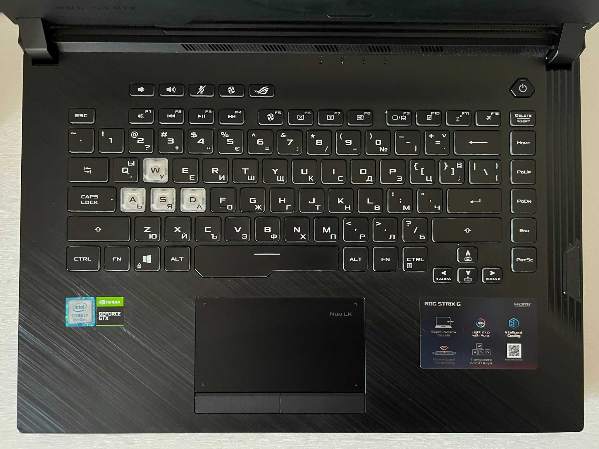 Геймърски лаптоп ASUS ROG Strix G G531GU - отлично състояние
