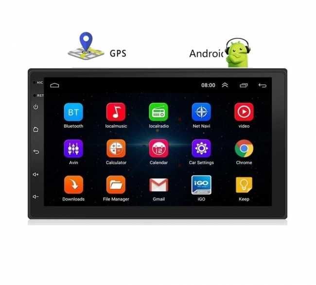 Мултимедия Apple Carplay  7инча  ANDROID13 DOUBLE DIN  4GB RAM,32GB