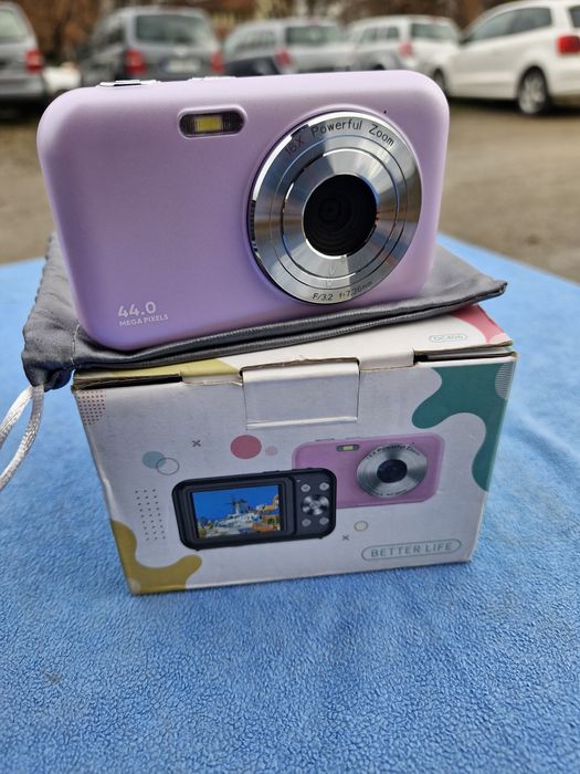 Camera video foto roz bombon