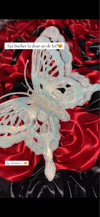 Flori din satin personalizate fix pe placul tau!