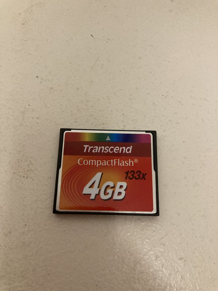 Transcend 4gb . Compact flash 4gb . Card compactflash 4gb