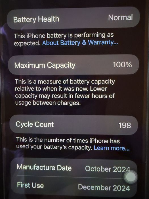 iPhone 16 Pro Max, 256 GB, черен