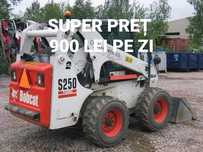 Închiriez buldoexcavator miniexcavator bobcat motostivuitor basculante