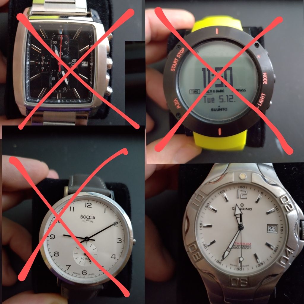 Мъжки ръчен часовник Citizen, Tissot, Candino, Boccia,Suunto, Casio,