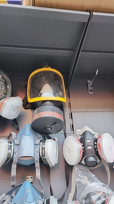 Респиратор противогаз силиконовый аэрозольная краска защитная маска