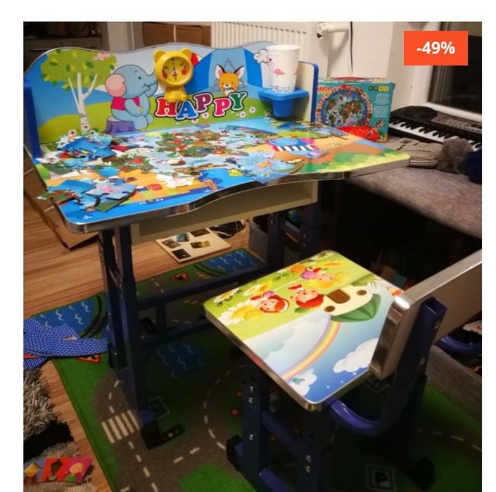 Birou cu scaun pentru copii.NOU