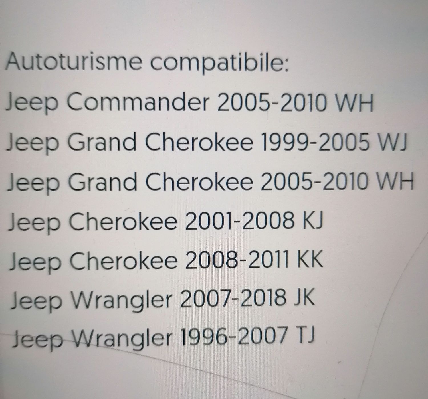 Piulite prezoane jante aliaj Jeep Wrangler, Grand Cherokee, Commander