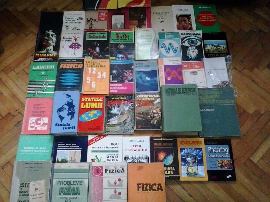LOT 62 carti beletristica tehnica stiinta dictionare religie