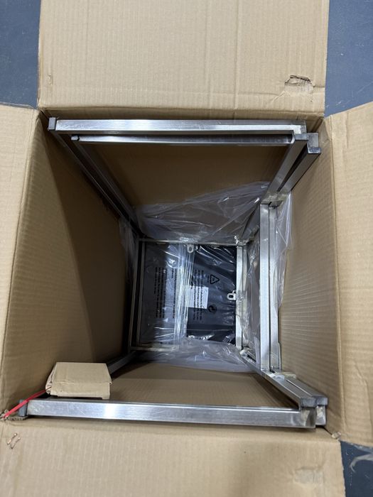 Scaune de bar set 2 bucari - inox Lumisource  noi sigilate