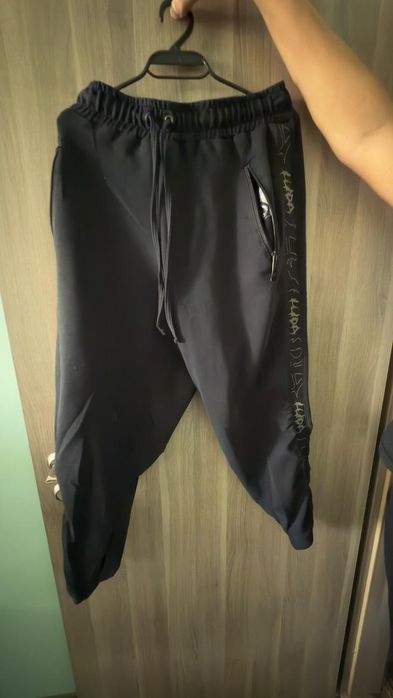 Черен Luda дълъг панталон