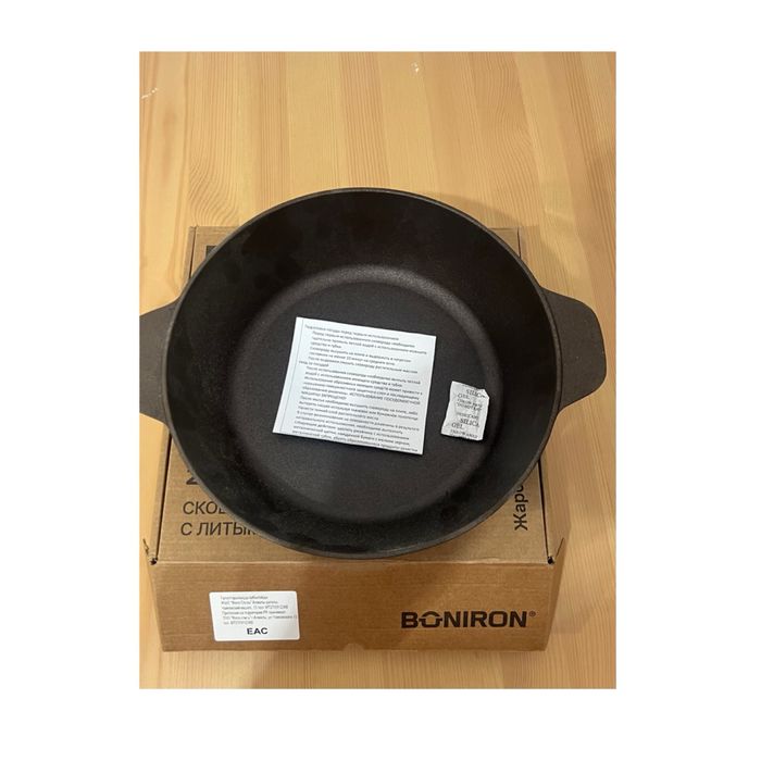 Boniron новая чугунная сковородка