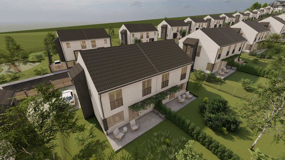 De vanzare case proiect nou Budiu Mic