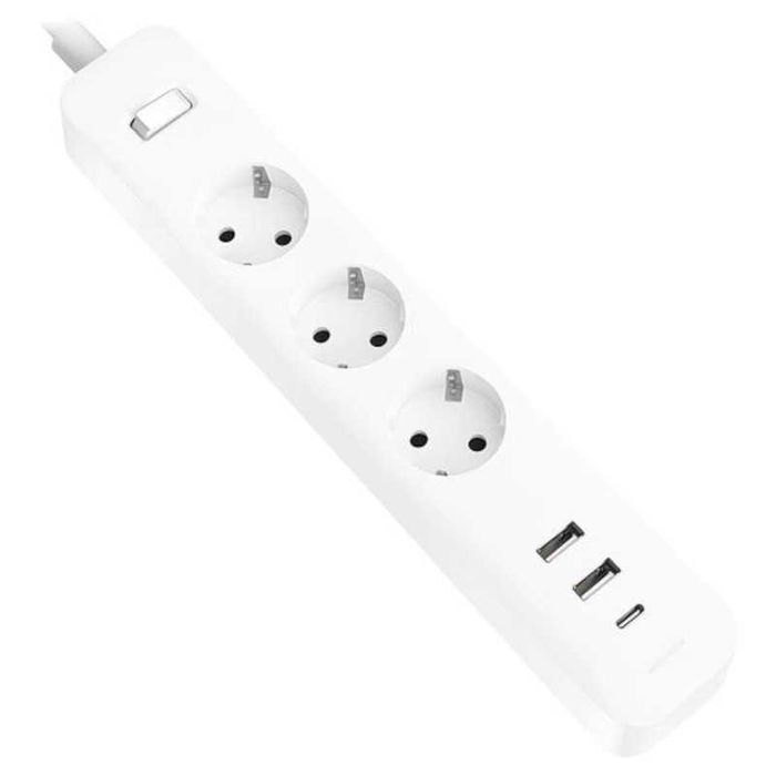 Xiaomi 3 Plug + 3 USB 1,4 m Switch (BHR07UKEU) разклонител