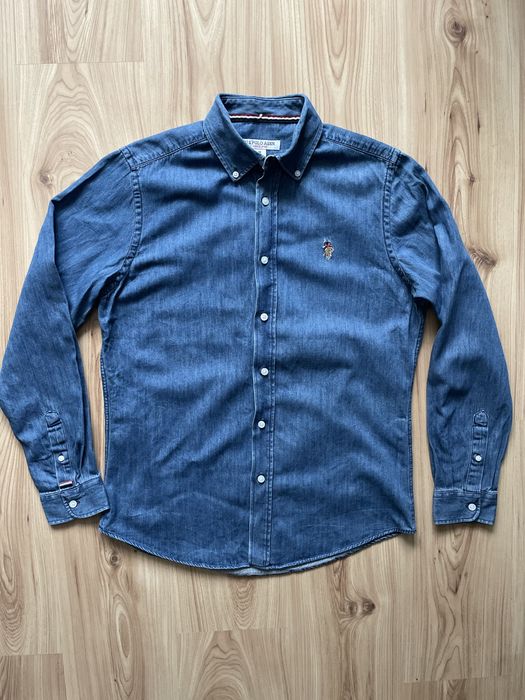 U.S.POLO / мъжка дънкова риза М