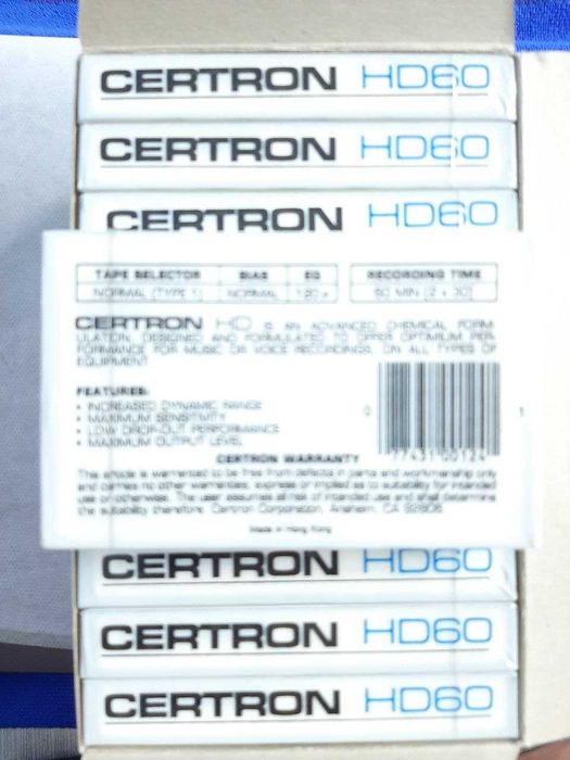 Блок аудиокассет Certron HD 60